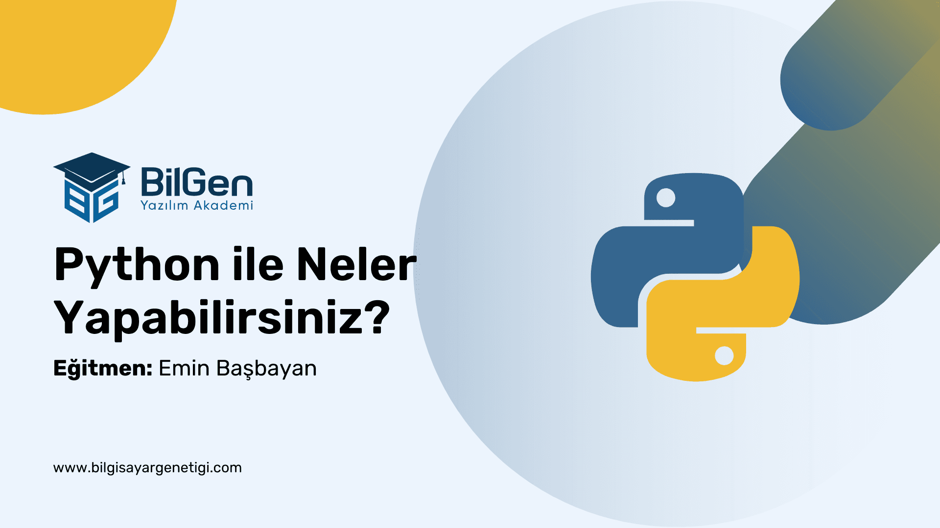 Python ile Neler Yapabilirsiniz?