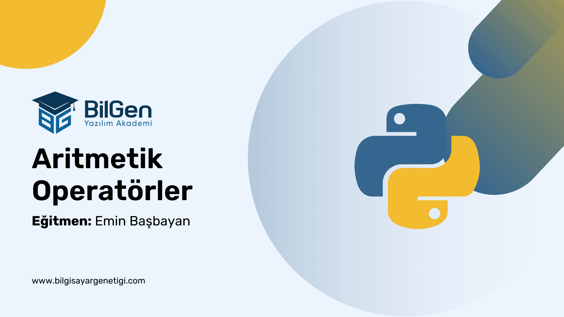 Python'da Aritmetik Operatörler: Temel Rehber
