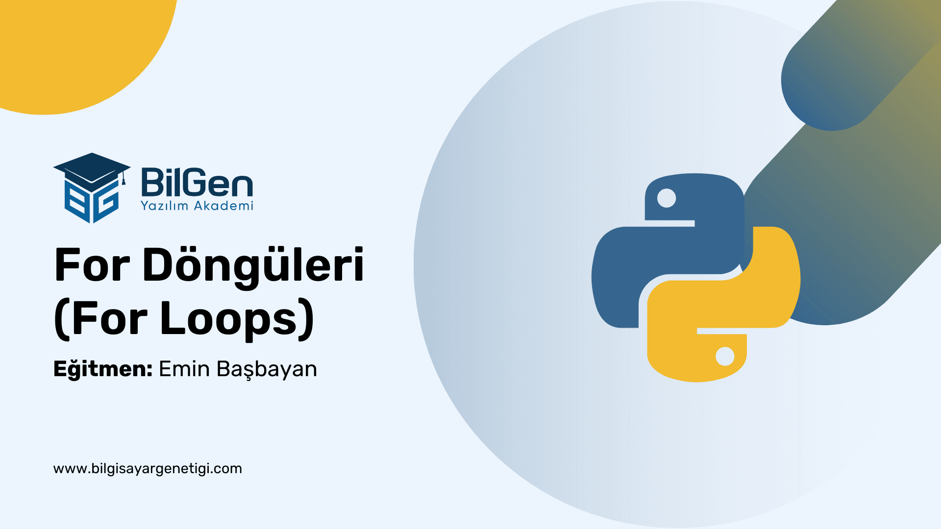 Python'da For Döngüleri: Tekrarlayan İşlemleri Kolayca Yapma