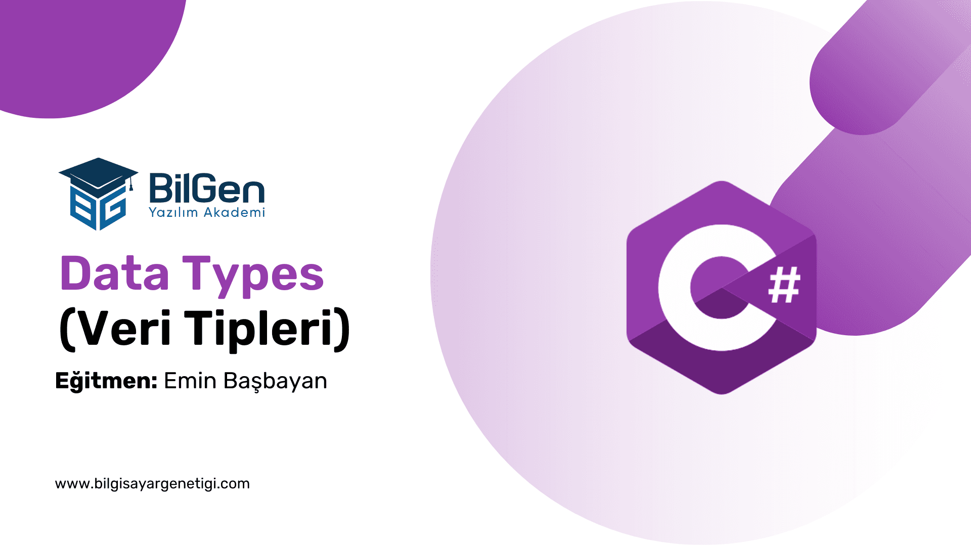C# Data Types (Veri Tipleri)
