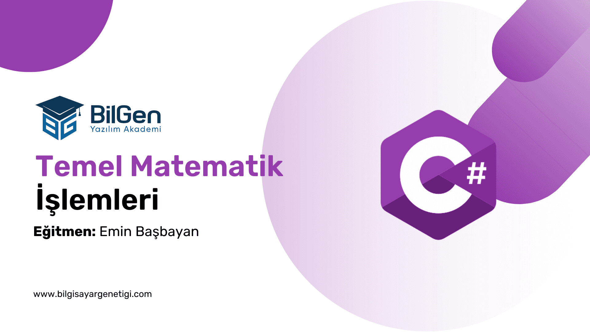 C# ile Temel Matematik İşlemleri