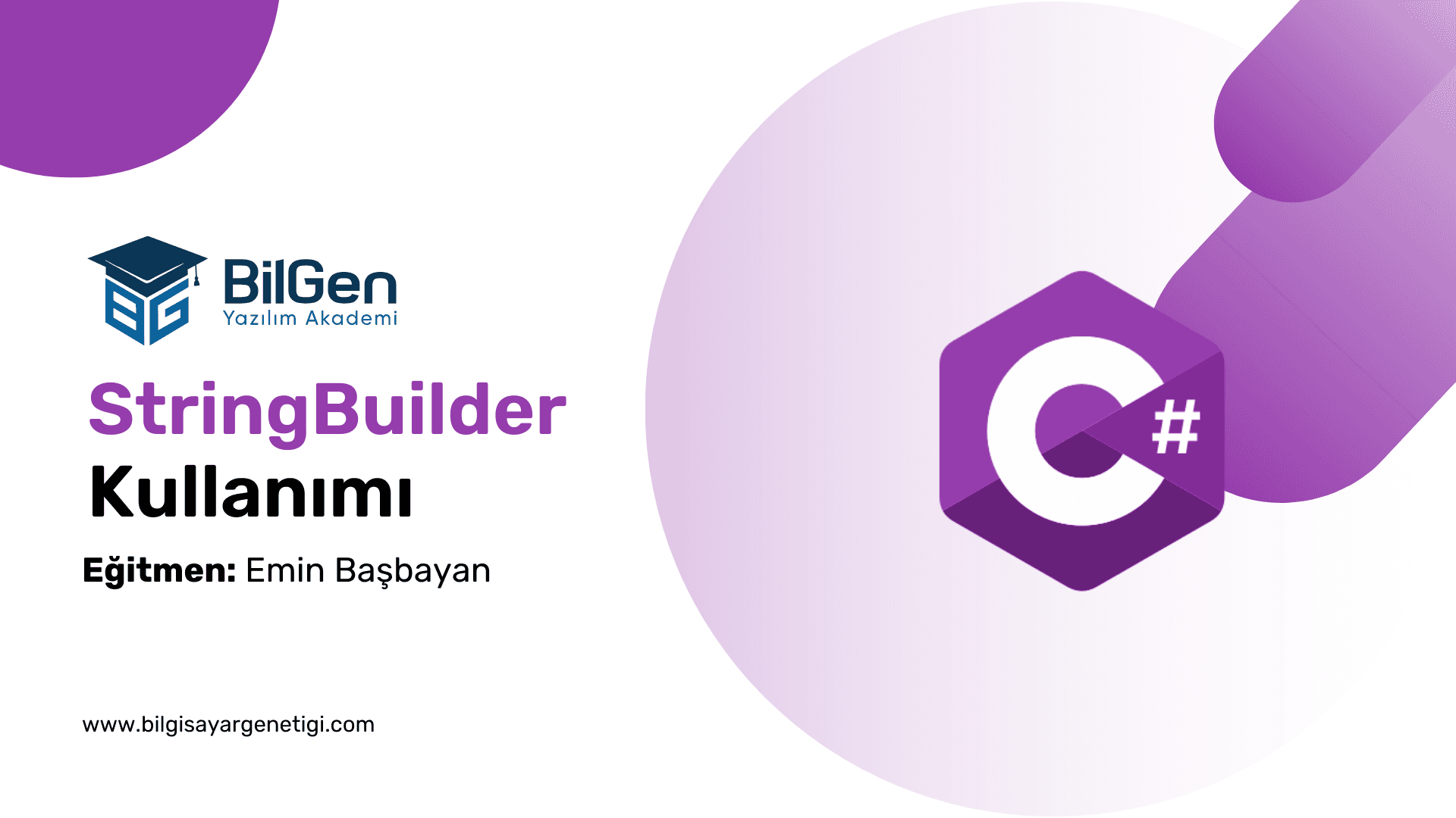 C# ile StringBuilder Kullanımı