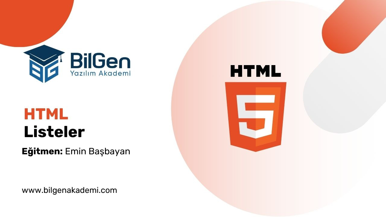 HTML’de Listeler: Ordered List (OL) ve Unordered List (UL)