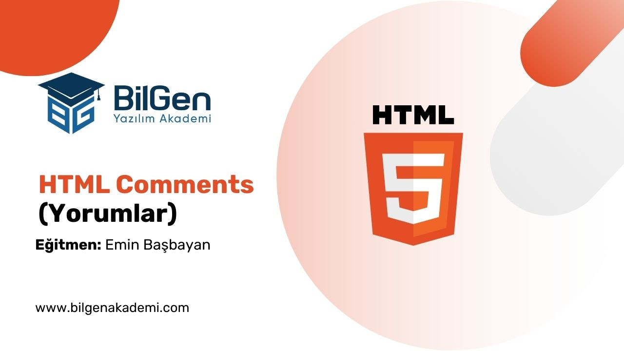 HTML'de Comments (Yorumlar)