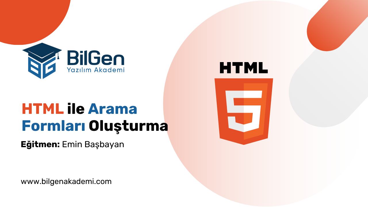 HTML ile Arama Formları Oluşturma