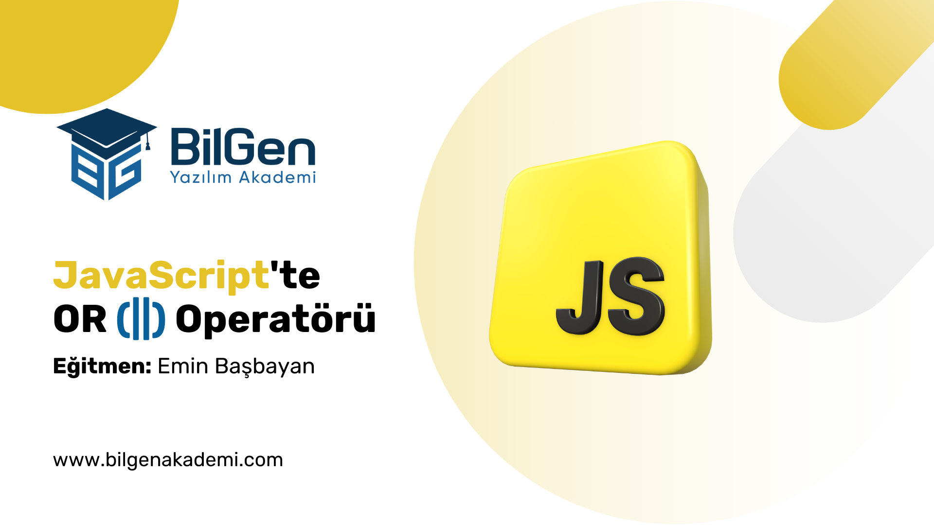 JavaScript’te Mantıksal OR (||) Operatörü